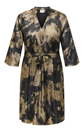 Only Carmakoma Dixie Dress in Gold