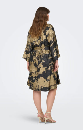 Only Carmakoma Dixie Dress in Gold