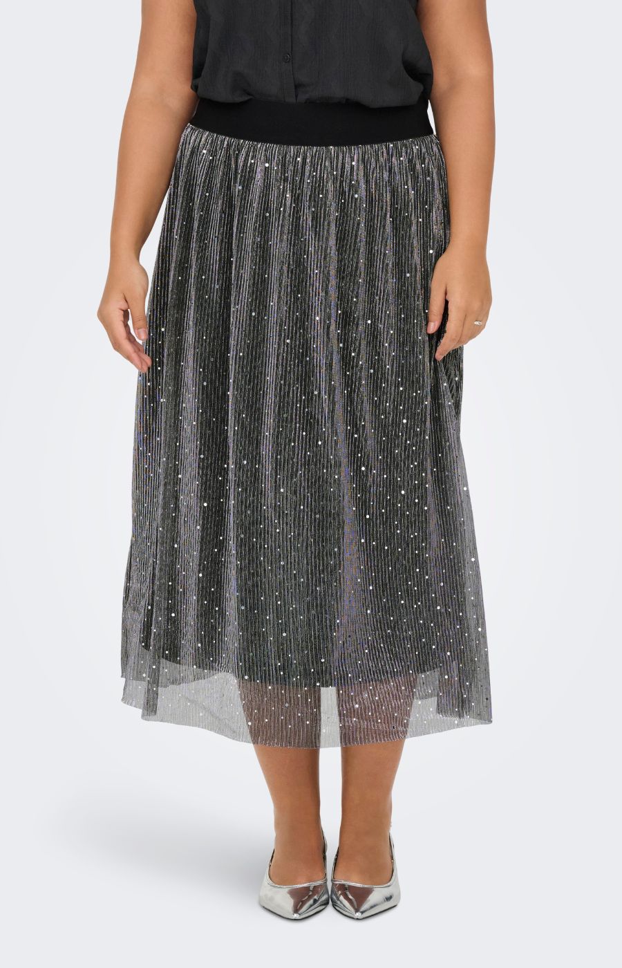 Only Carmakoma Doris Sequin Skirt
