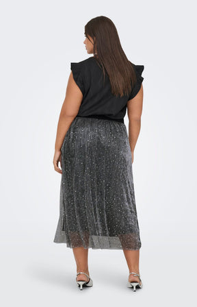 Only Carmakoma Doris Sequin Skirt