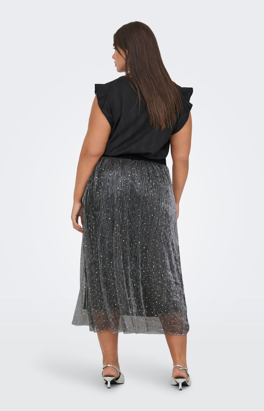 Only Carmakoma Doris Sequin Skirt