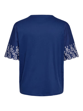 Only Carmakoma Dream T-Shirt in Navy  