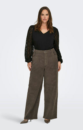 Only Carmakoma Effie Blouse in Black 