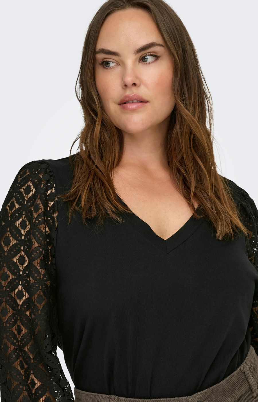 Only Carmakoma Effie Blouse in Black  