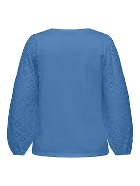 Only Carmakoma Effie Blouse in Blue