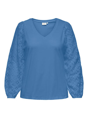 Only Carmakoma Effie Blouse in Blue