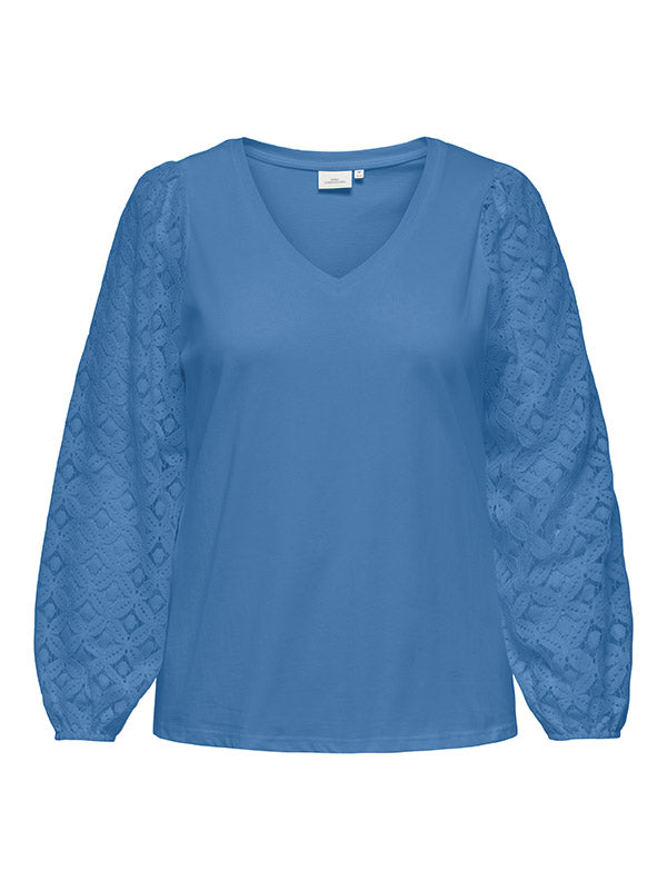 Only Carmakoma Effie Blouse in Blue