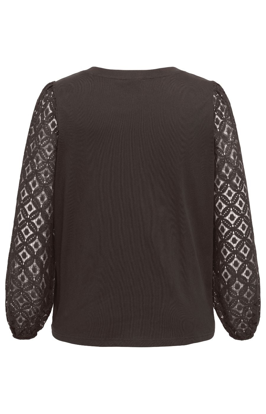 Only Carmakoma Effie Blouse in Chocolate Torte 