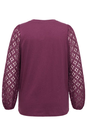 Only Carmakoma Effie Blouse in Fig 