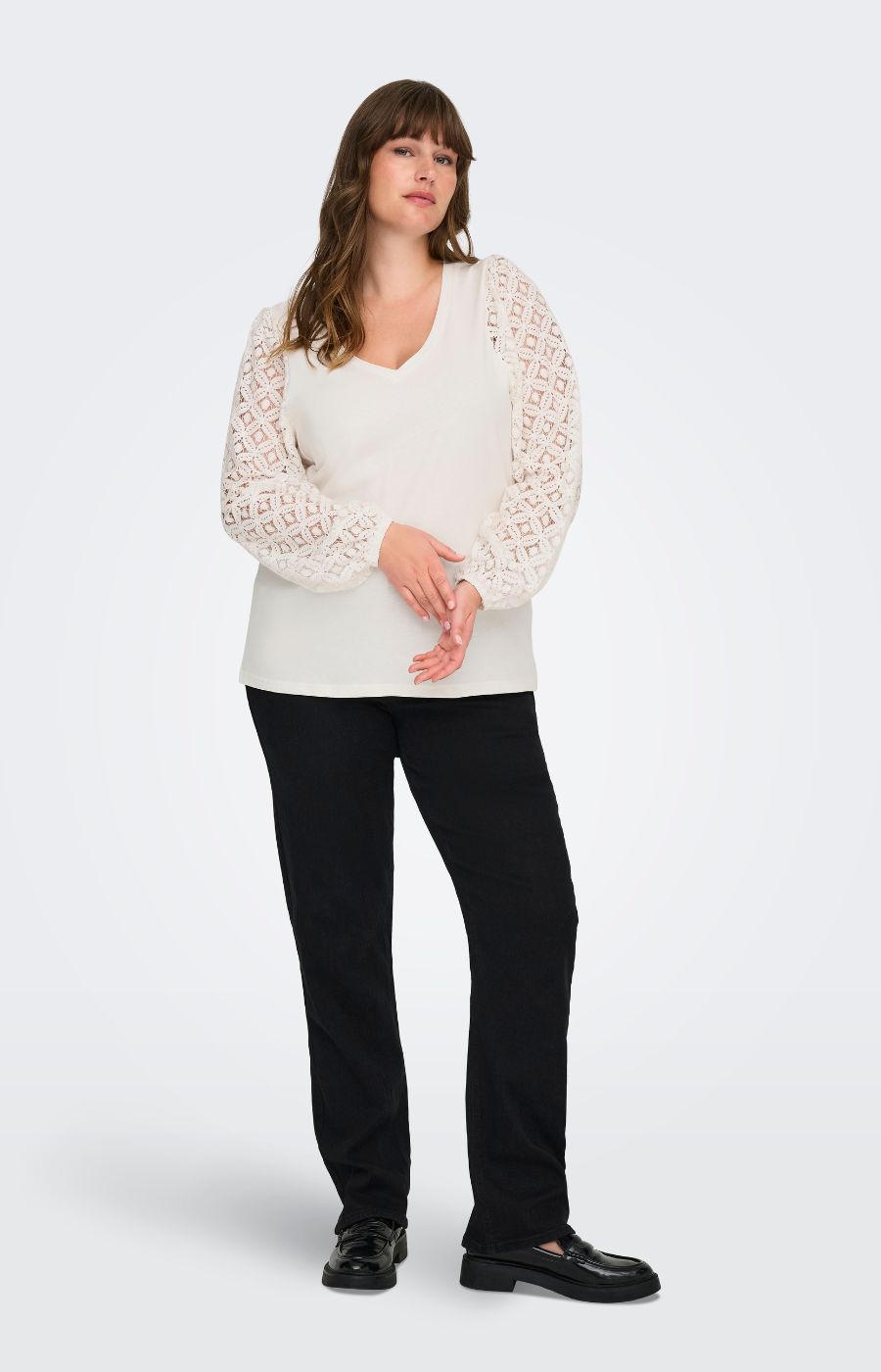 Only Carmakoma Effie Blouse in White