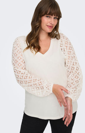 Only Carmakoma Effie Blouse in White