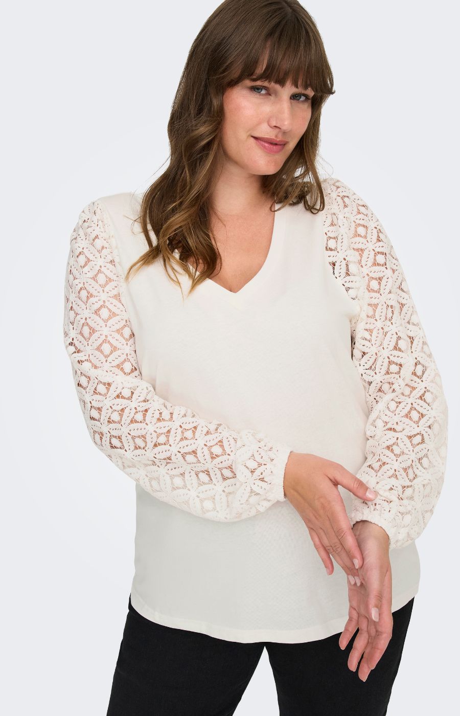 Only Carmakoma Effie Blouse in White