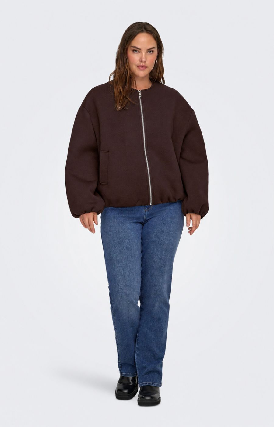Only Carmakoma Ellie Jacket in Coffee Bean