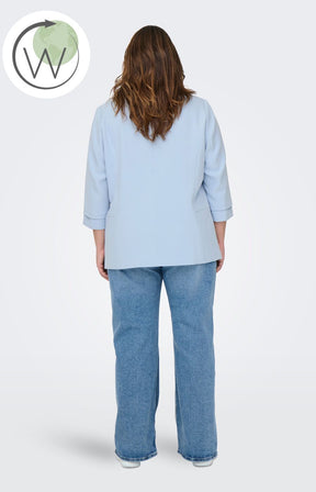 Only Carmakoma Elly Blazer in Light Blue