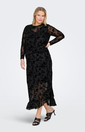 Only Carmakoma Elodie Blouse in Black