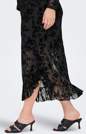 Only Carmakoma Elodie Skirt in Black