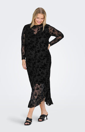 Only Carmakoma Elodie Skirt in Black