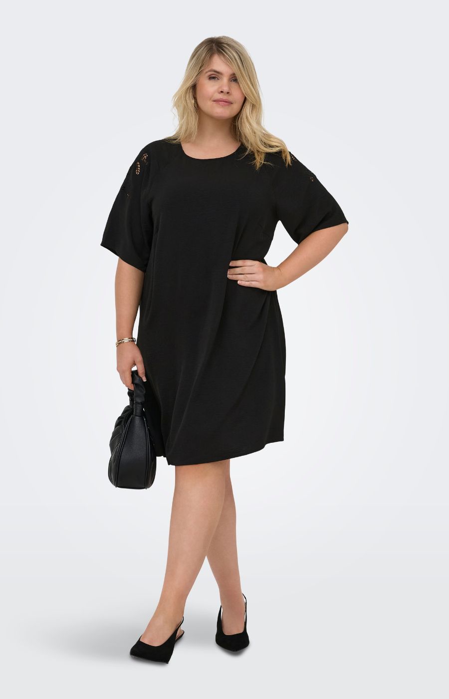 Only Carmakoma Evalou Dress in Black 