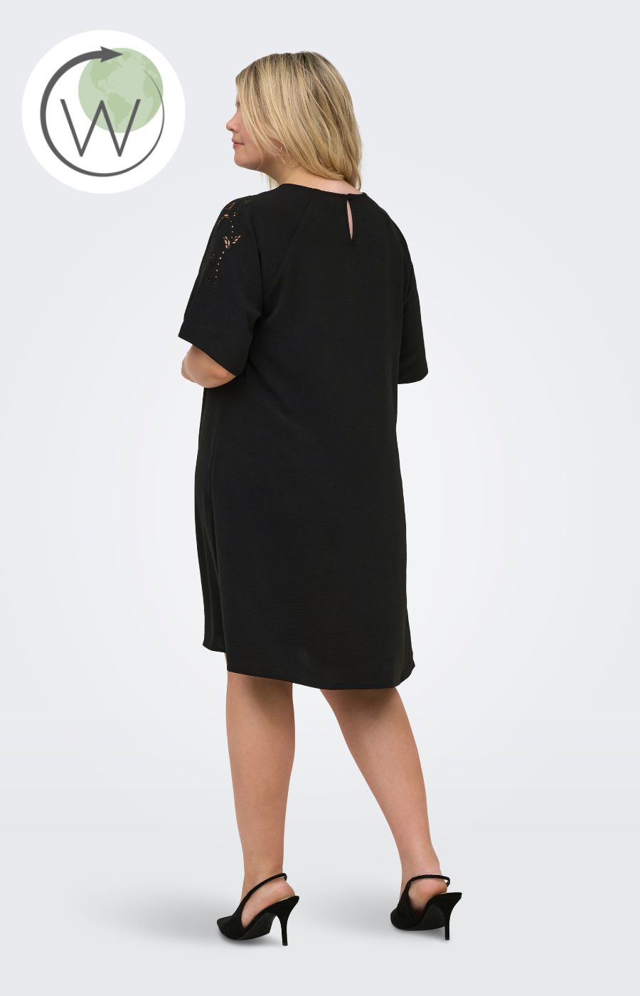 Only Carmakoma Evalou Dress in Black 
