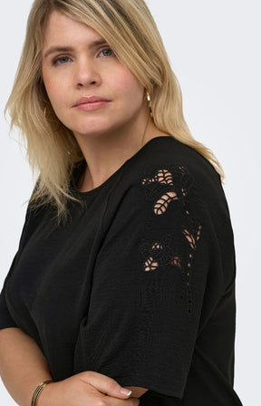 Only Carmakoma Evalou Dress in Black 