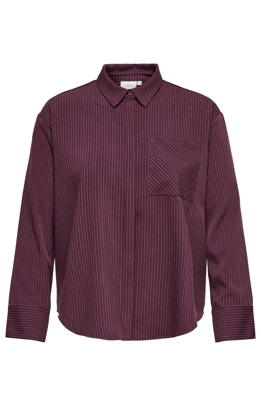 Only Carmakoma Everlyn Shirt in Wine 