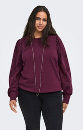 Only Carmakoma Femme Sweater in Fig 