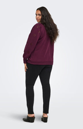 Only Carmakoma Femme Sweater in Fig 