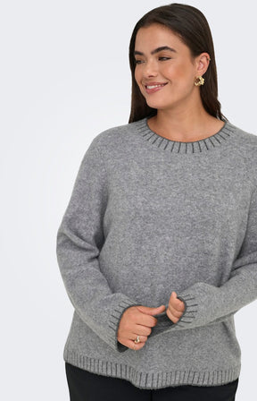 Only Carmakoma Fina Jumper in Grey