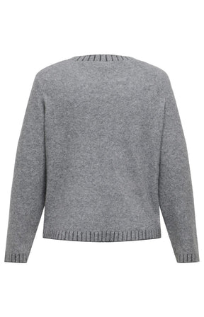 Only Carmakoma Fina Jumper in Grey