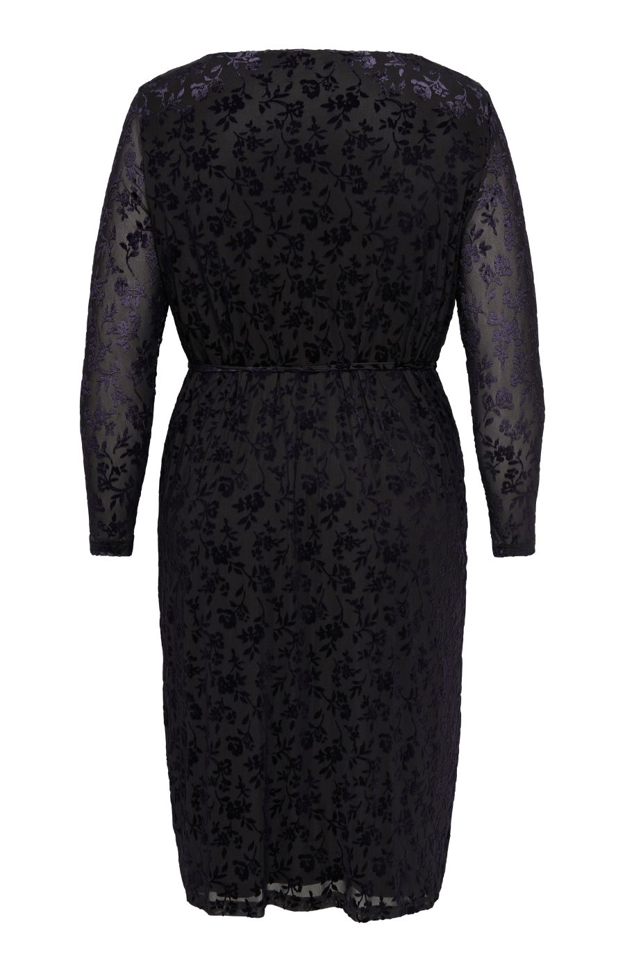 Only Carmakoma Flock Dress in Coffee 