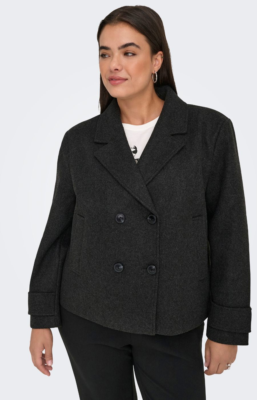 Only Carmakoma Freja Jacket in Charcoal