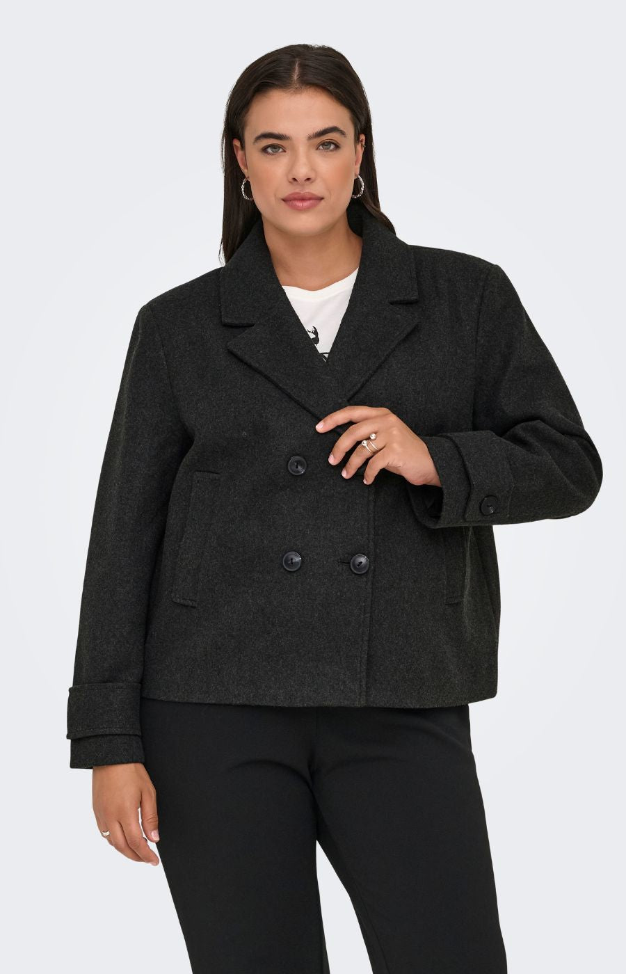 Only Carmakoma Freja Jacket in Charcoal