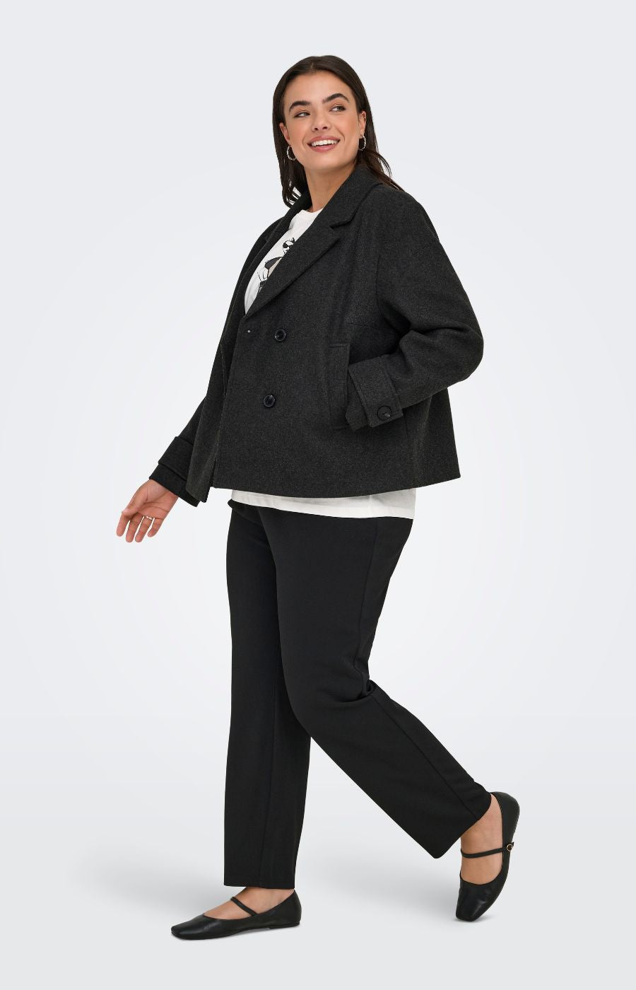 Only Carmakoma Freja Jacket in Charcoal