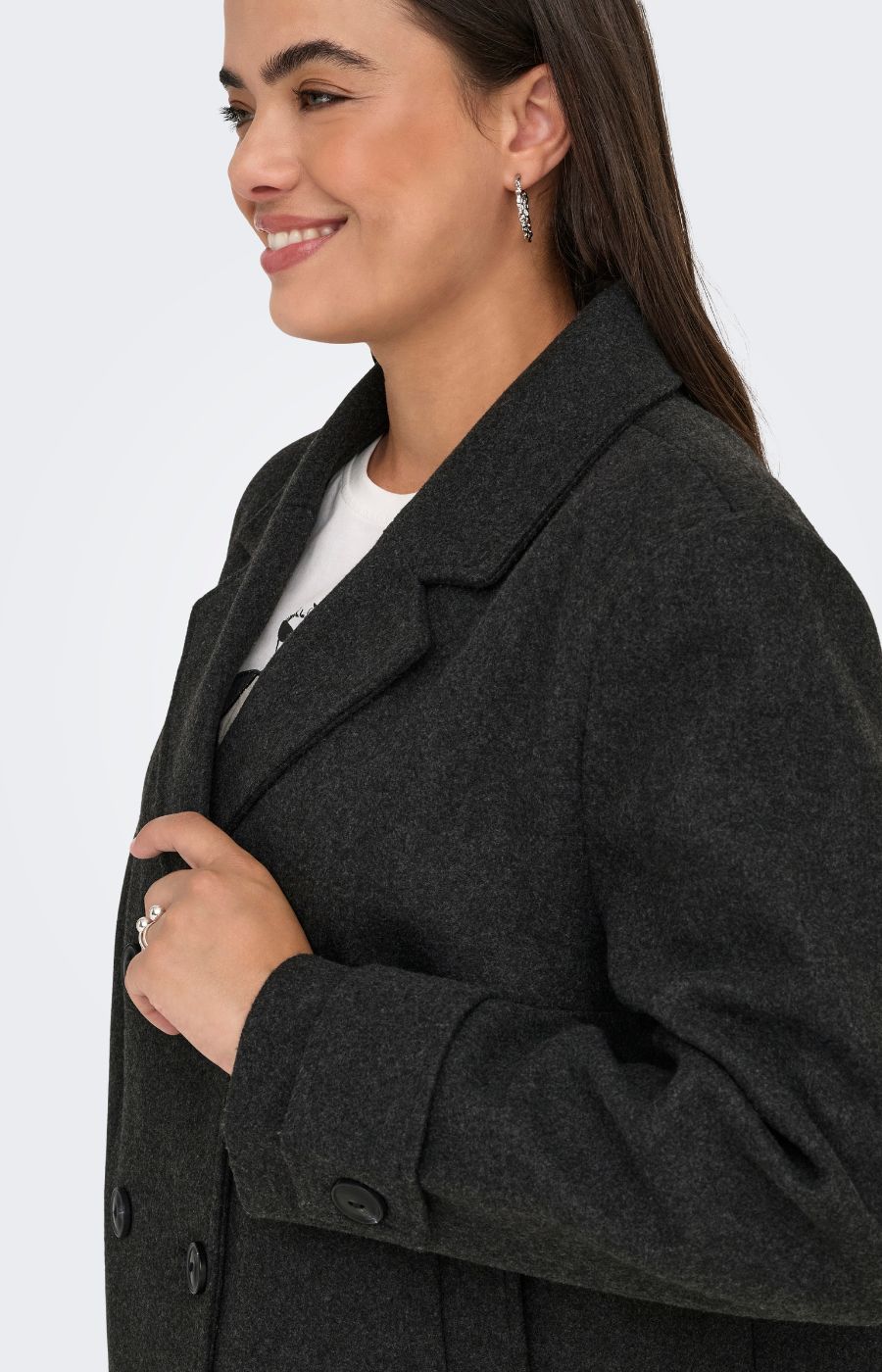 Only Carmakoma Freja Jacket in Charcoal