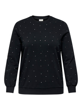 Only Carmakoma Globe Sweater in Black
