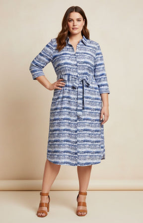 Only Carmakoma Havana Dress in Blue 