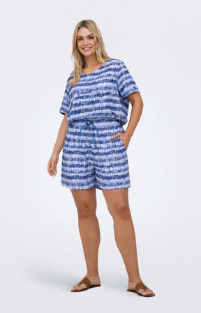  Only Carmakoma Havana Shorts in Blue  