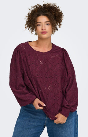 Only Carmakoma Hellen Blouse in Fig  