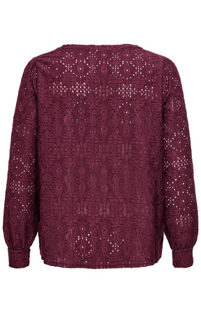 Only Carmakoma Hellen Blouse in Fig  