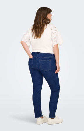 Only Carmakoma Hush Jeans in Dark Denim