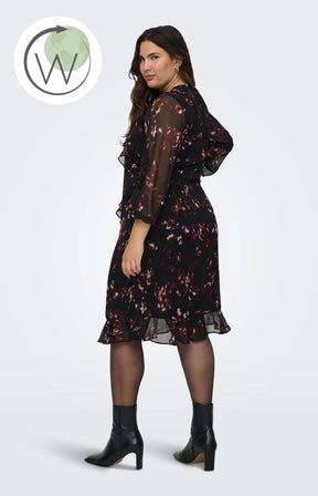 Only Carmakoma Indigo Dress with Print