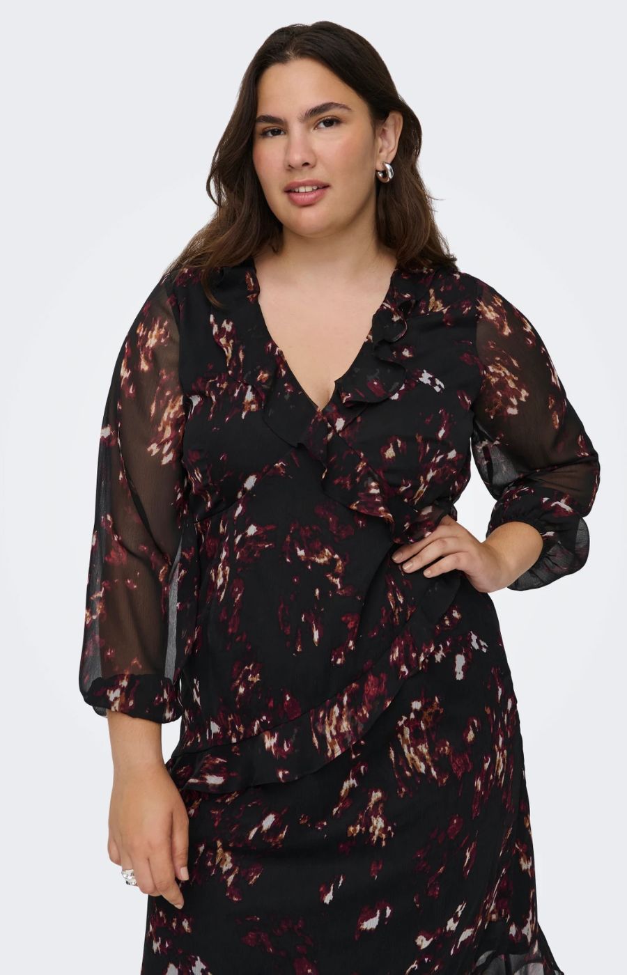 Only Carmakoma Indigo Dress with Print