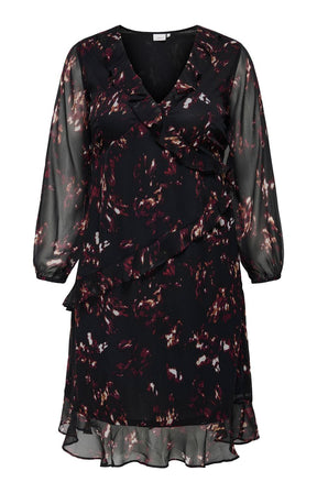 Only Carmakoma Indigo Dress with Print