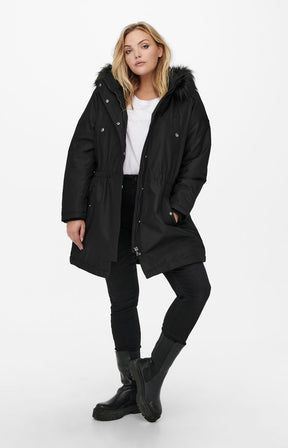 Only Carmakoma Irena Coat in Black 