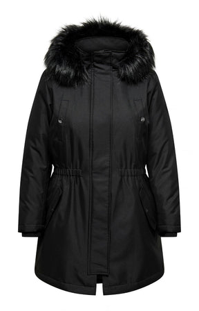 Only Carmakoma Irena Coat in Black 