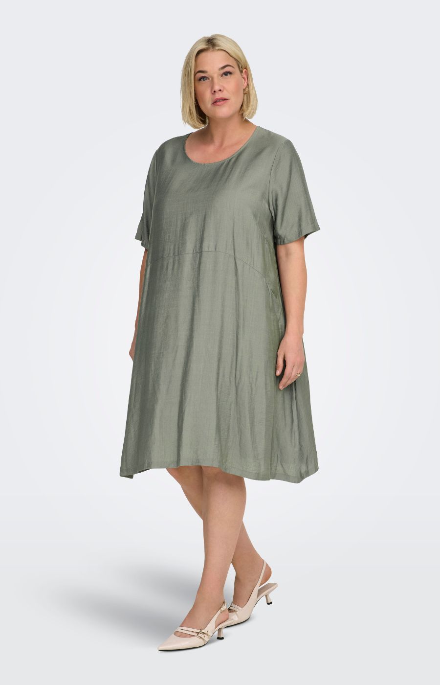 Only Carmakoma Joanna Dress in Green 