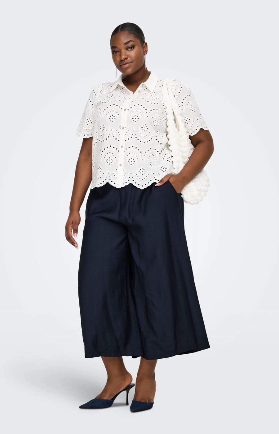 Only Carmakoma Joanna Trousers in Navy 
