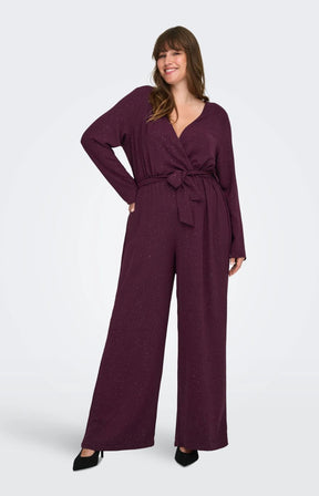 Only Carmakoma Josee Jumpsuit in Wine
