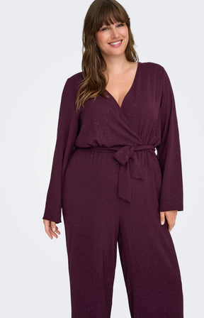 Only Carmakoma Josee Jumpsuit in Wine