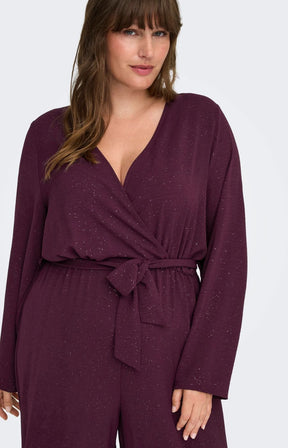 Only Carmakoma Josee Jumpsuit in Wine